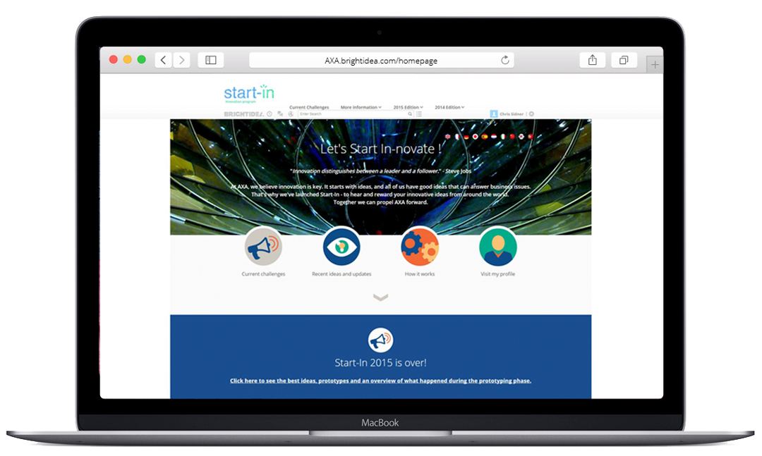 Axa-browser-homepage