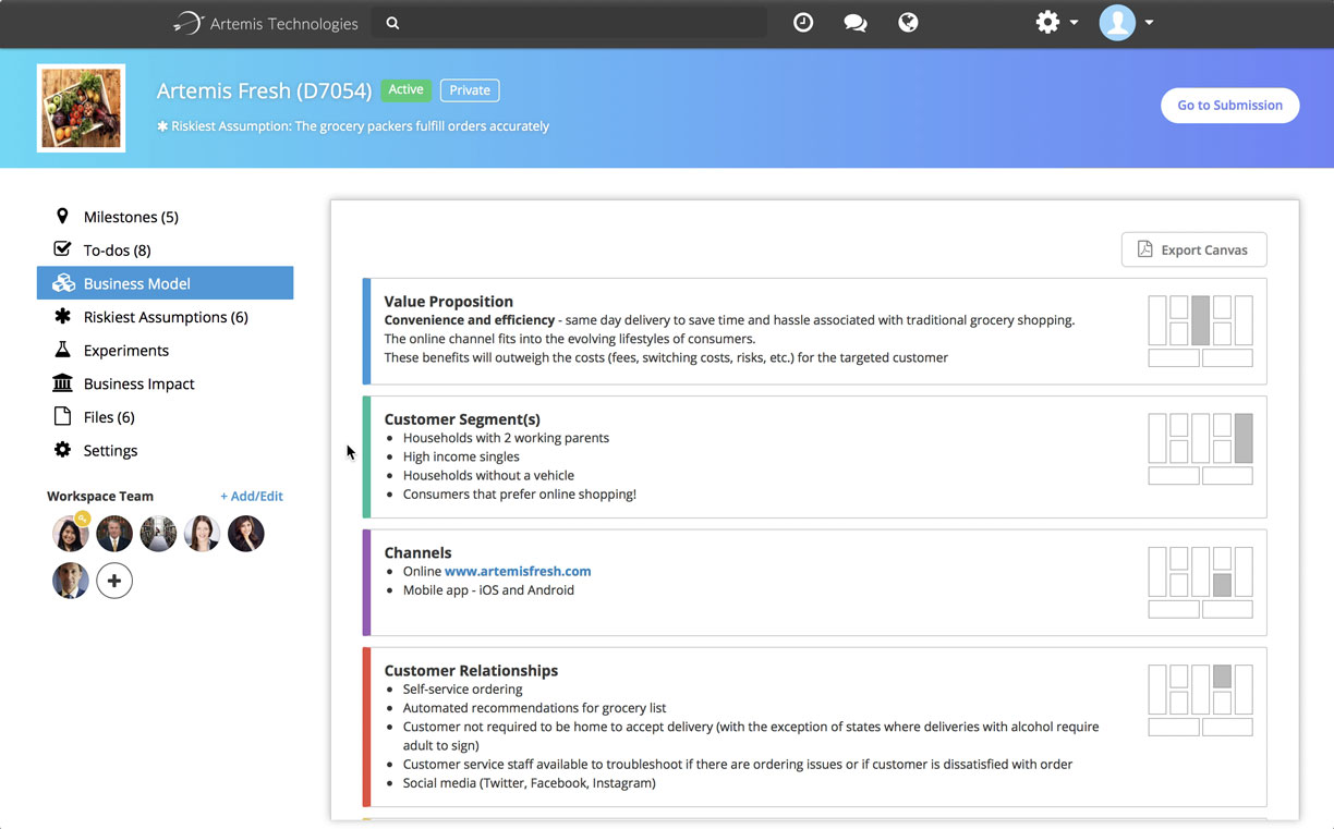 Brightidea Innovation-Cloud Labs Team Workspace