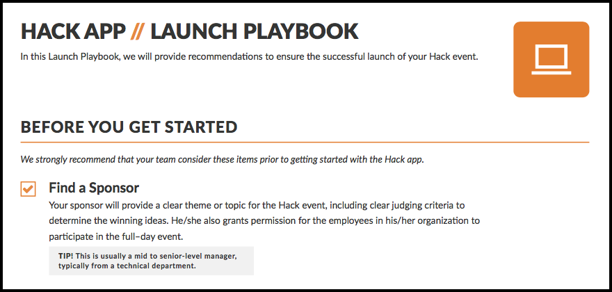 Innovation with Hackathons - Playbook