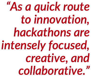Innovation with Hackathons - Quote