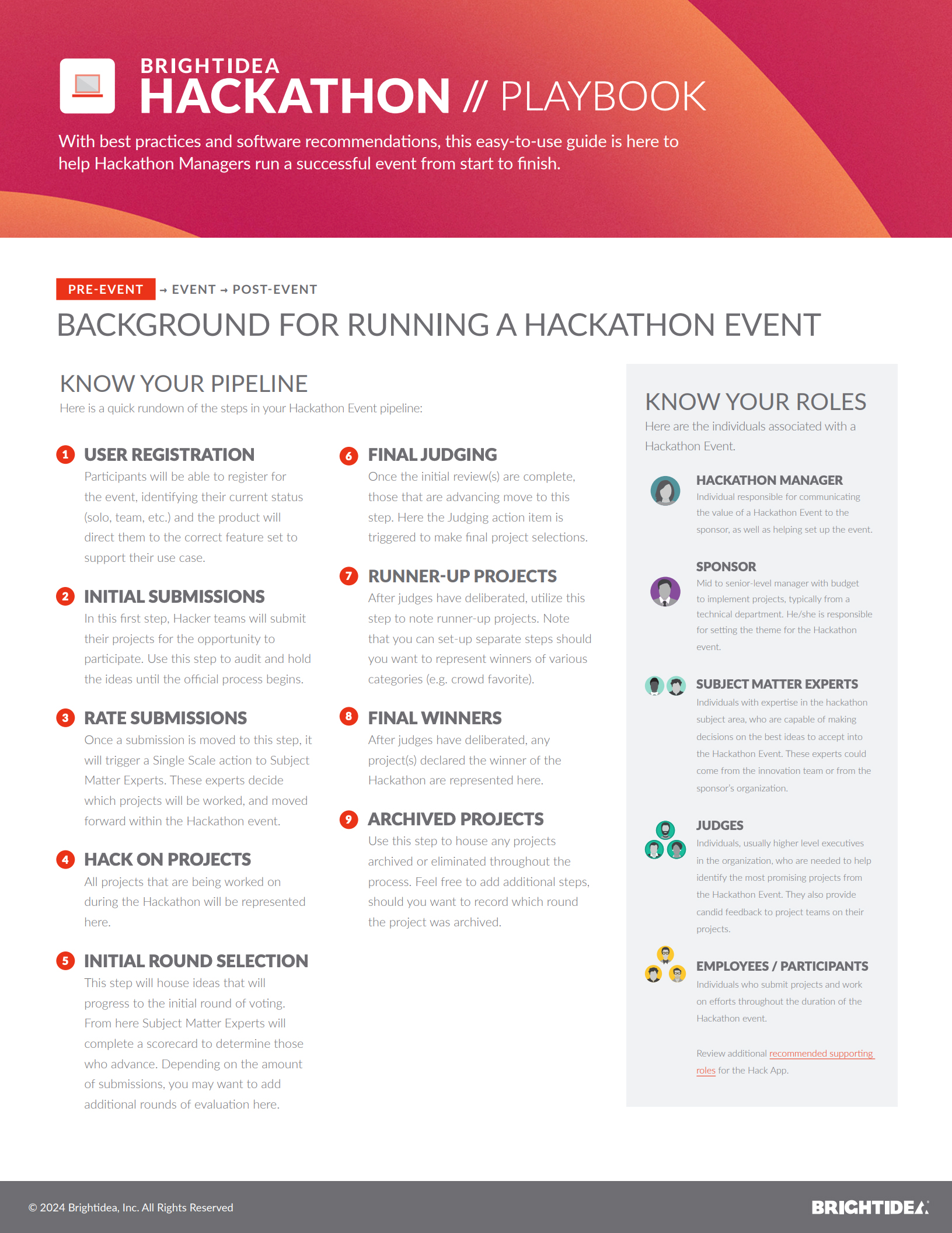 Hackathon Playbook Cover