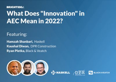 What does “innovation” in AEC mean in 2022?