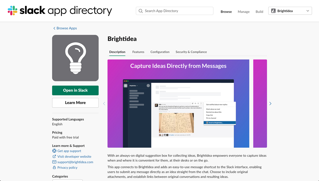 Slack App Directory