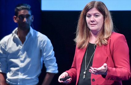Stephanie Hammes-Betti and Russ Gowda of U.S. Bank | Synthesize 2017