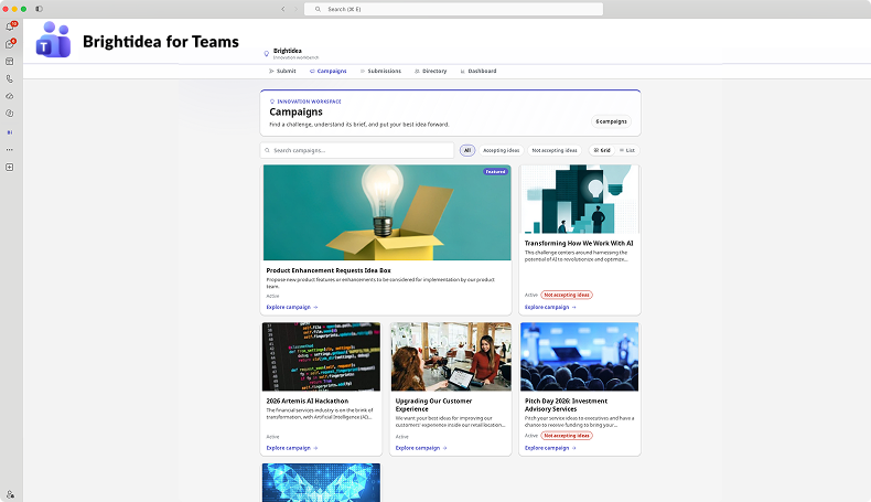 Brightidea for Teams